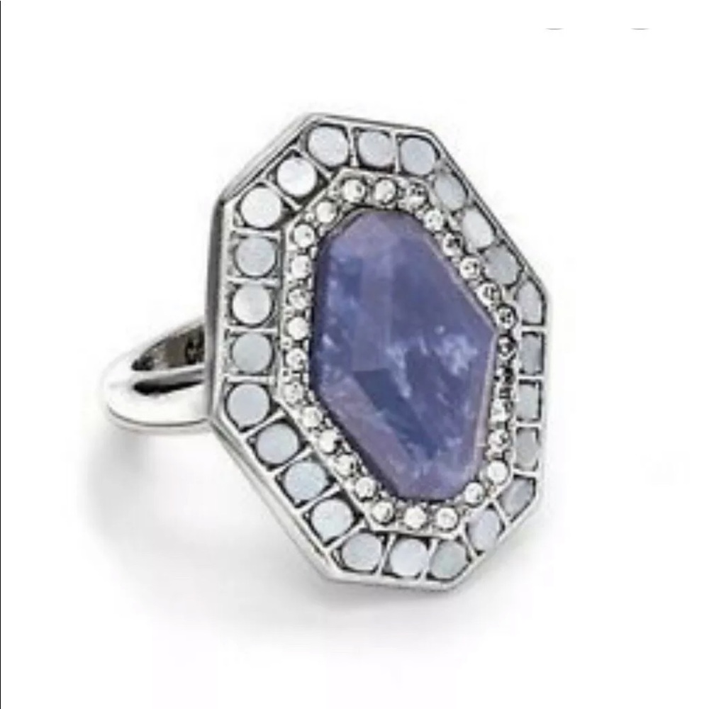 Modern Mosaic Statement Ring Sz7